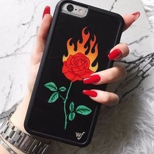 Wildflower burning love iPhone 6/6s/7/7s case